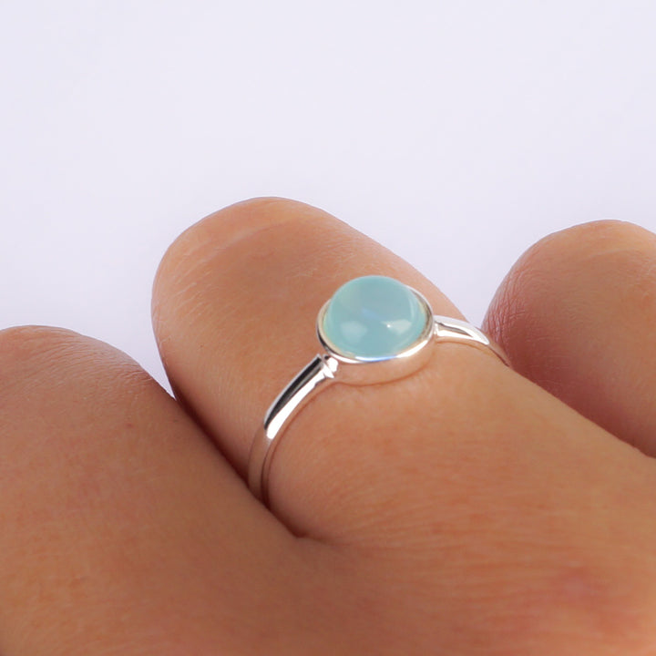 Blue Onyx Turquoise Ring