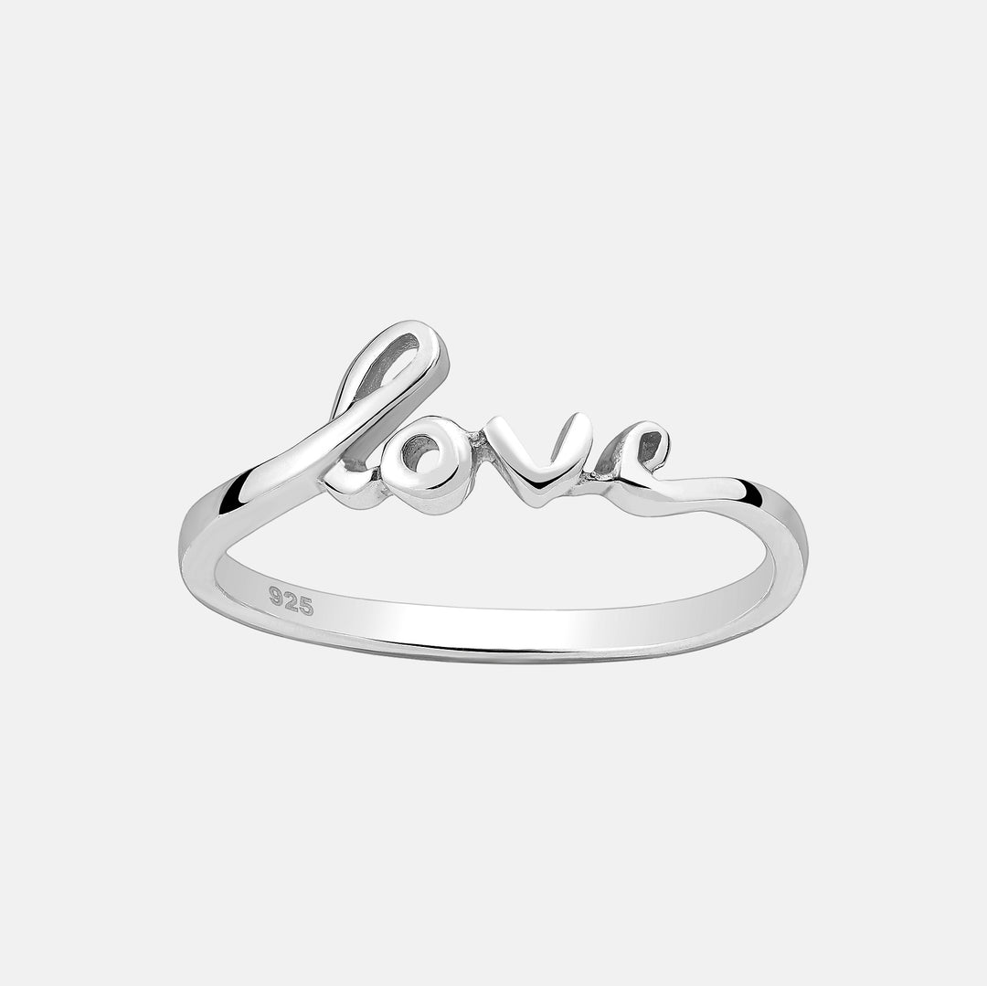 Handwritten Love Ring
