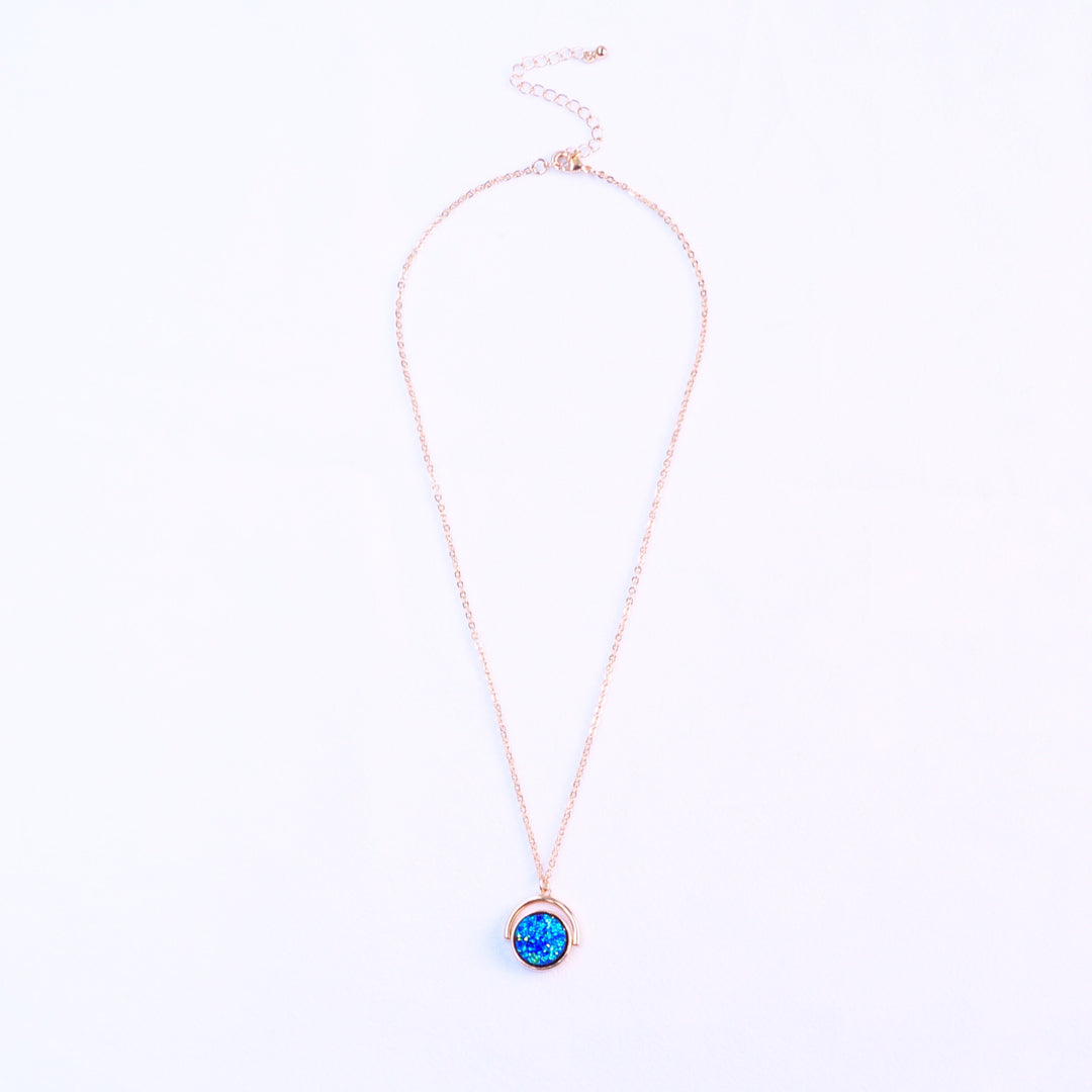 Neptune Stone Gold Necklace