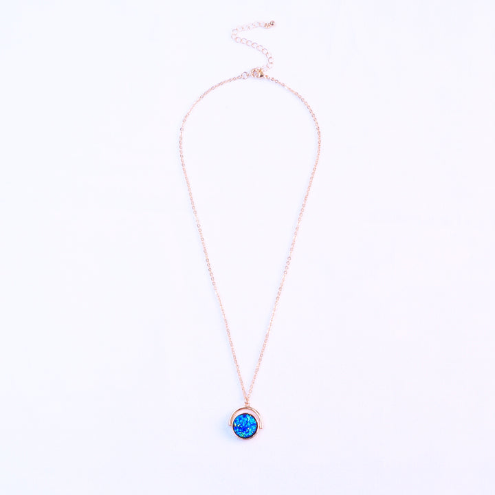 Neptune Stone Gold Necklace