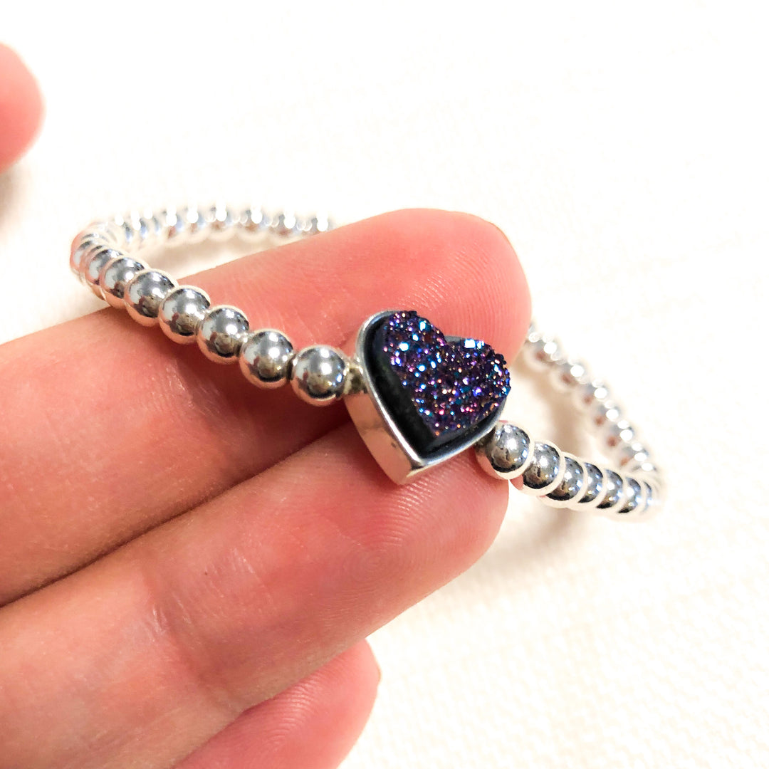 Purple Heart Bracelet