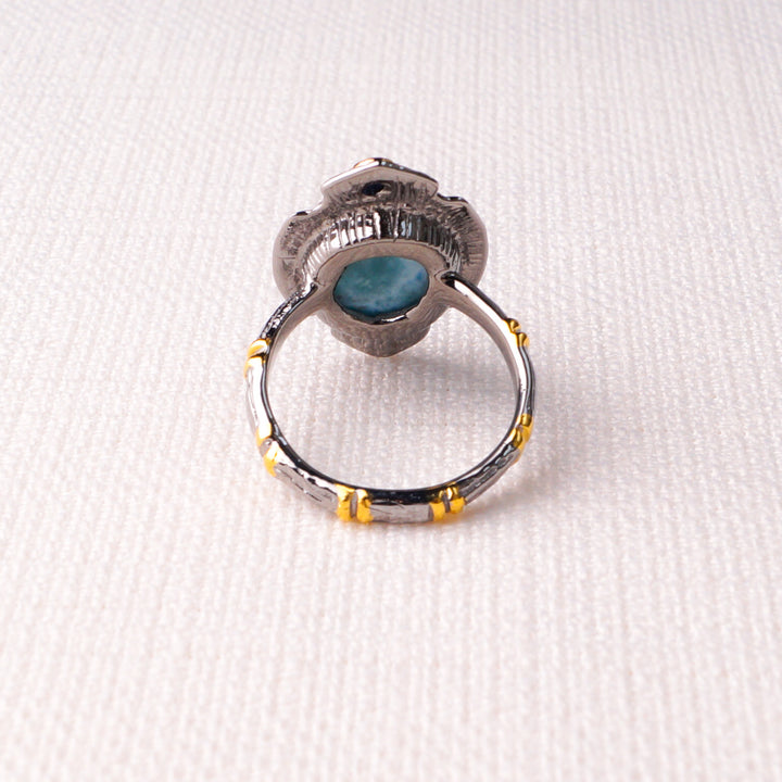 Larimar Seti Ring