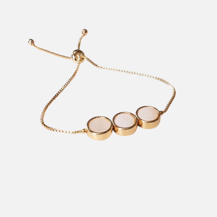 Mother of Pearl Gold Koki Bracelet