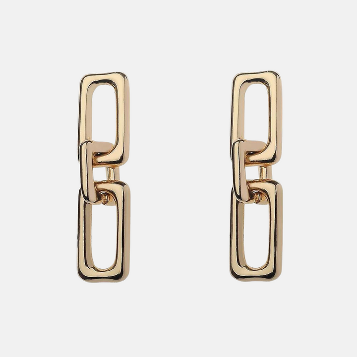 Siena Square Link Earrings - Gold | Silver