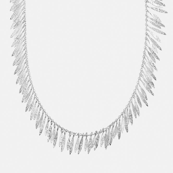 Wild Grass Sterling Silver Necklace