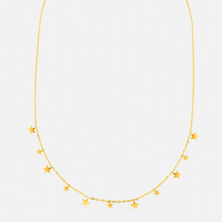 Dainty Dita Gold Stars Necklace