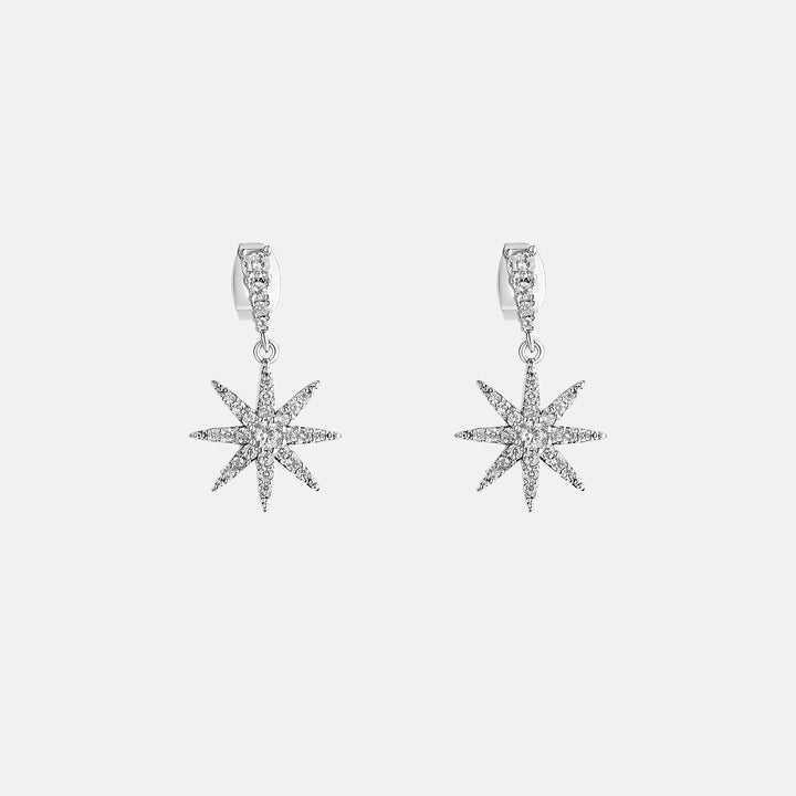 Pippa Sparkly Star Drop Earrings