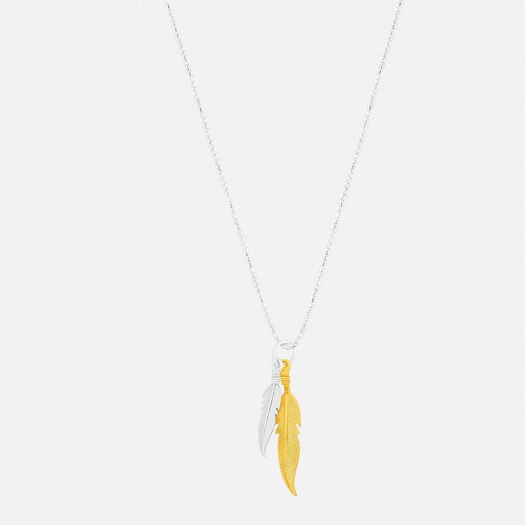 Hendrix Feather & Chain .925 Necklace