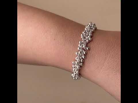 Theron Sterling Silver Ball Bracelet