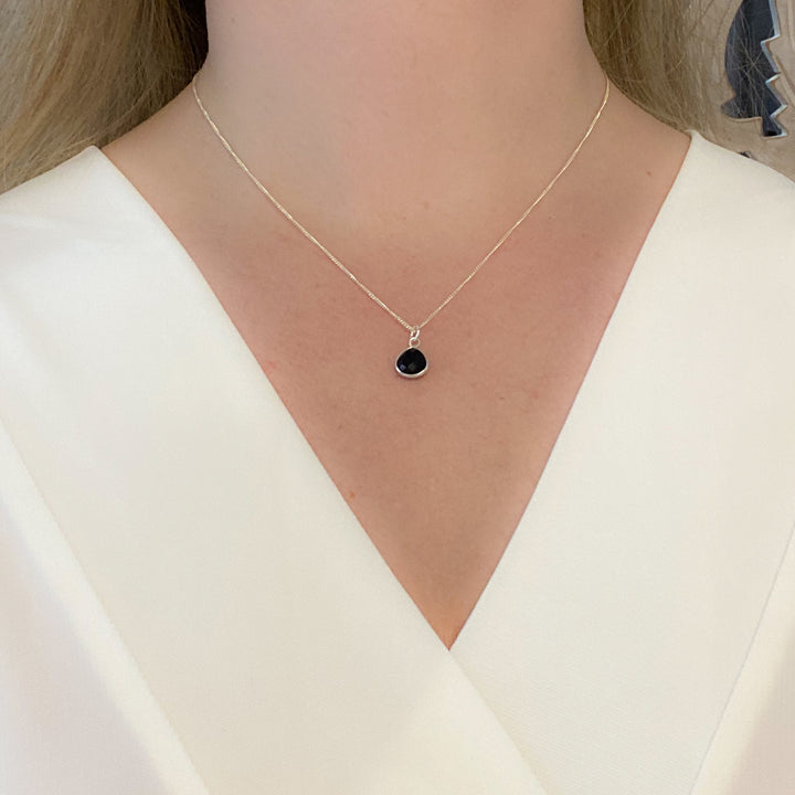 Black Onyx Nuala .925 Pendant Necklace