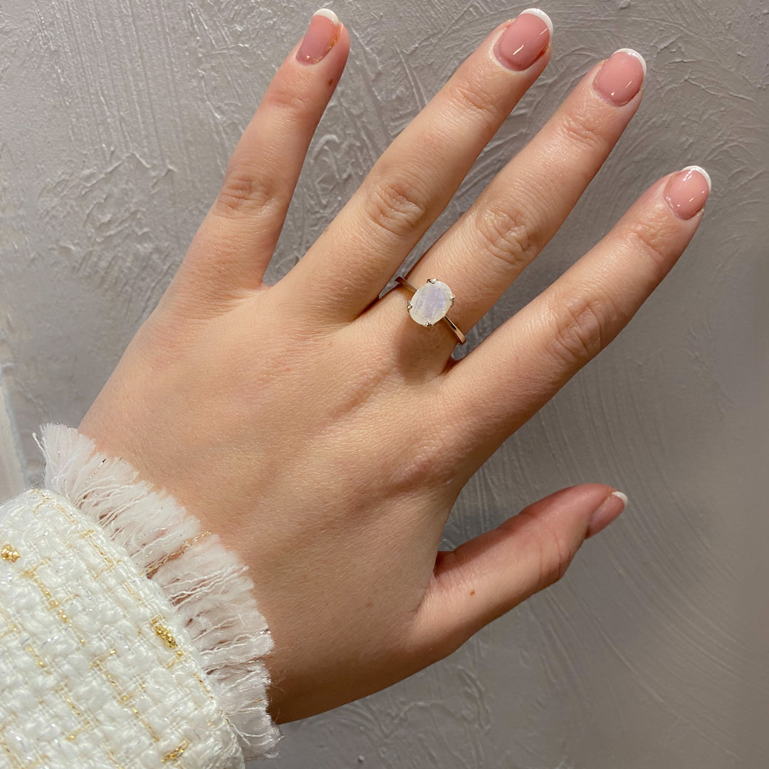 Sterling Silver Moonstone Ring