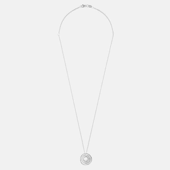 Wild Rose Sterling Silver Pendant Necklace